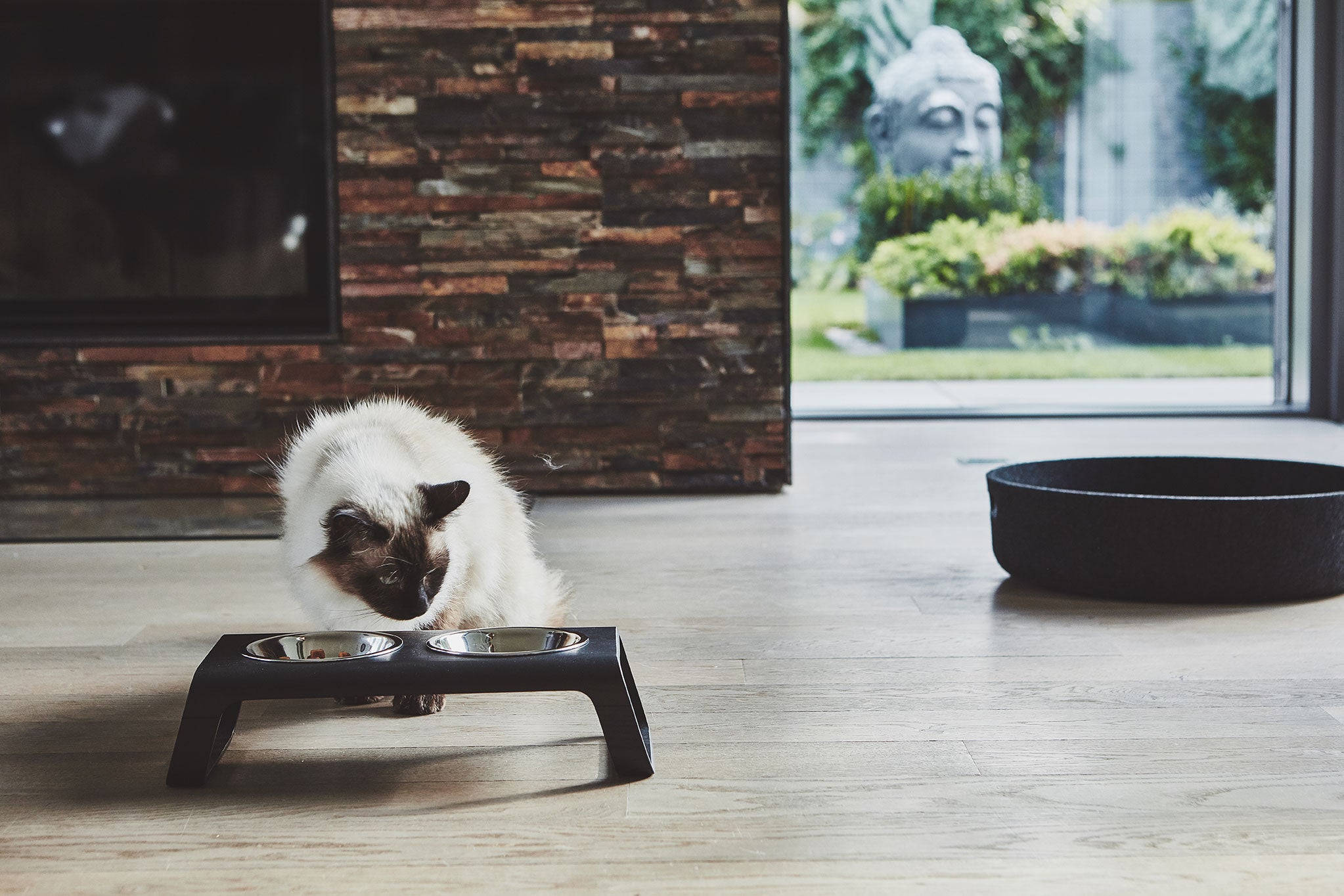 MiaCara Desco Napfständer Katze